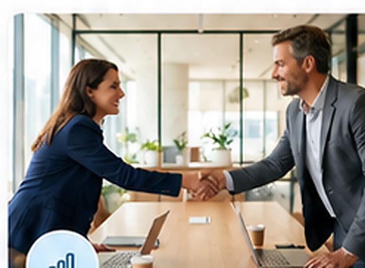 Échange professionnel et négociation commerciale